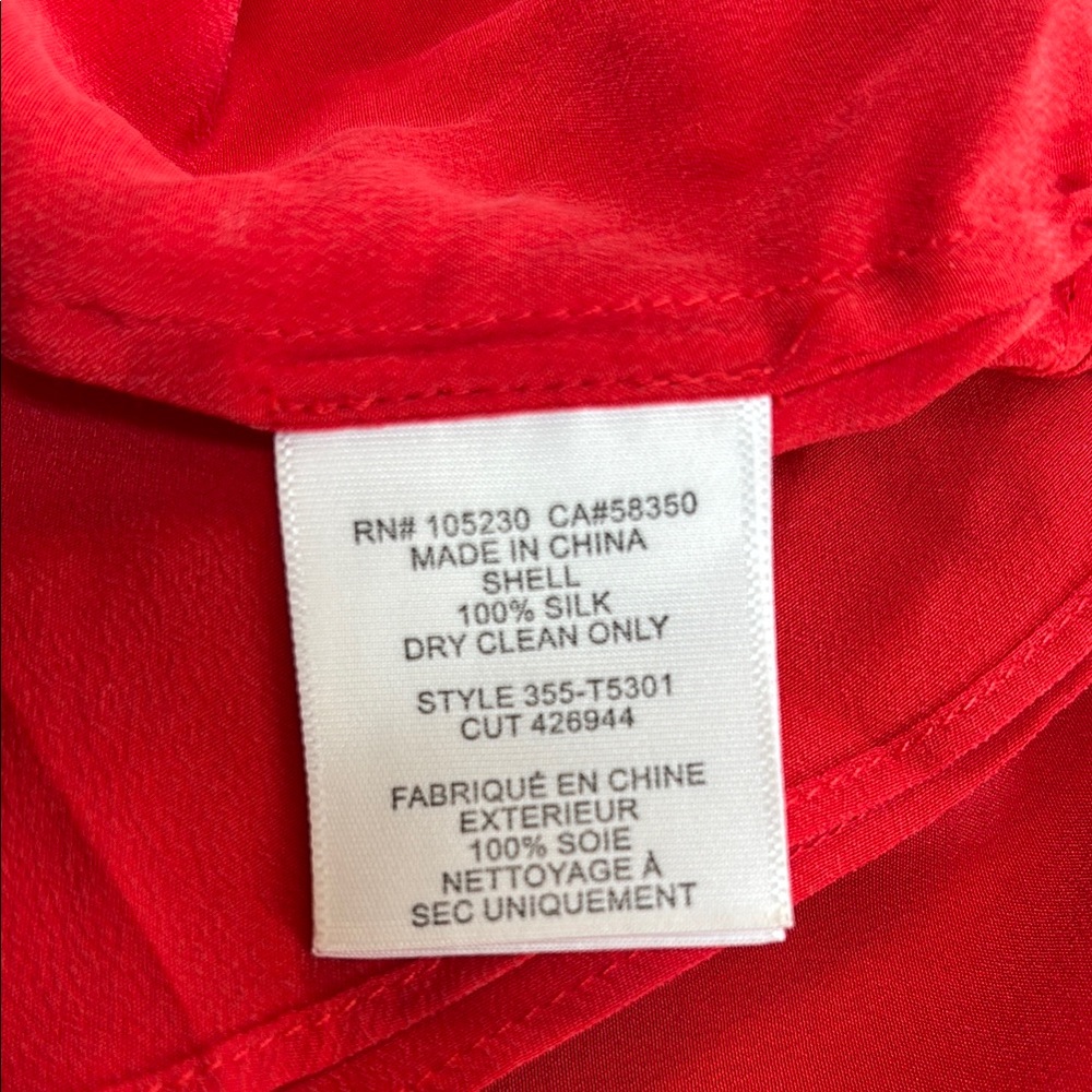 Joie, Orange Sleeveless Peplum Top, S - Picture 4 of 4